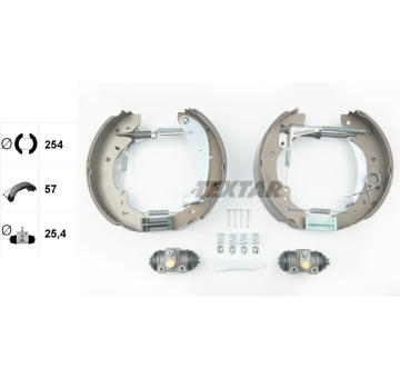 Sada brzdových čelistí TEXTAR 84047900