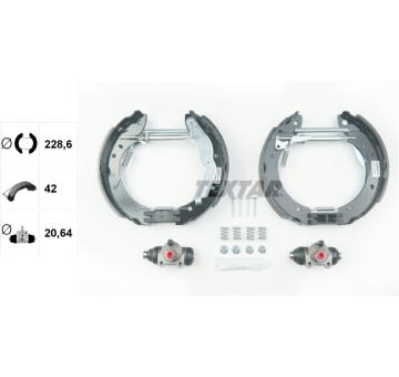 Sada brzdových čeľustí TEXTAR 84050000