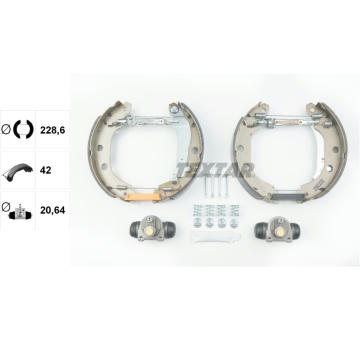 Sada brzdových čelistí TEXTAR 84052700