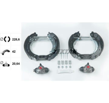 Sada brzdových čelistí TEXTAR 84053900