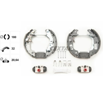 Sada brzdových čeľustí TEXTAR 84054300