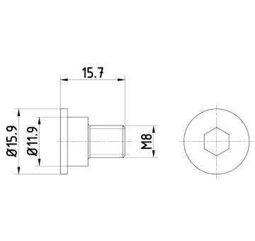 Sroub, brzdovy kotouc TEXTAR TPM0003