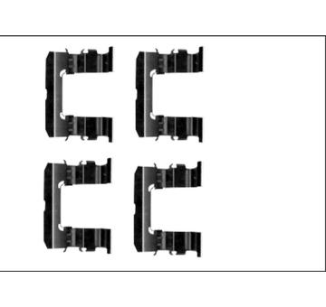 Sada prislusenstvi, oblozeni kotoucove brzdy TEXTAR 82540500