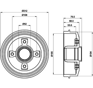 Brzdový buben TEXTAR 94011900