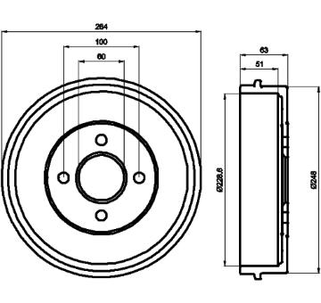 Brzdový buben TEXTAR 94018700