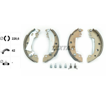 Sada brzdových čelistí TEXTAR 91011800