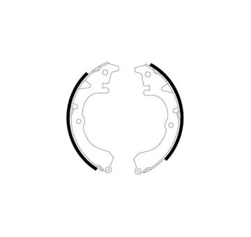 Sada brzdových čelistí TEXTAR 91027900