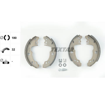 Sada brzdových čelistí TEXTAR 91029400