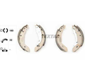 Sada brzdových čeľustí TEXTAR 91031200