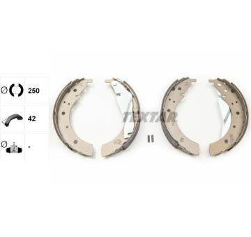 Sada brzdových čeľustí TEXTAR 91033500