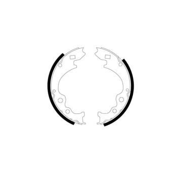 Sada brzdových čelistí TEXTAR 91037800