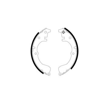 Sada brzdových čelistí TEXTAR 91041400