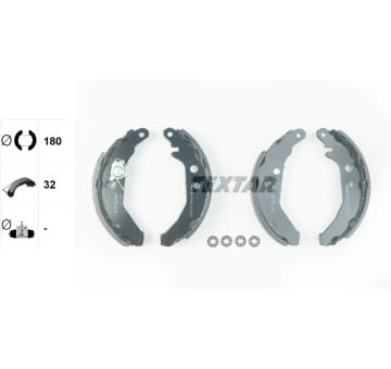 Sada brzdových čeľustí TEXTAR 91041900