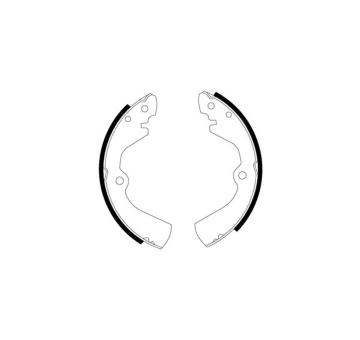 Sada brzdových čelistí TEXTAR 91042400