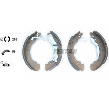 Sada brzdových čeľustí TEXTAR 91044600