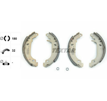 Sada brzdových čeľustí TEXTAR 91045200