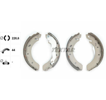 Sada brzdových čeľustí TEXTAR 91046100