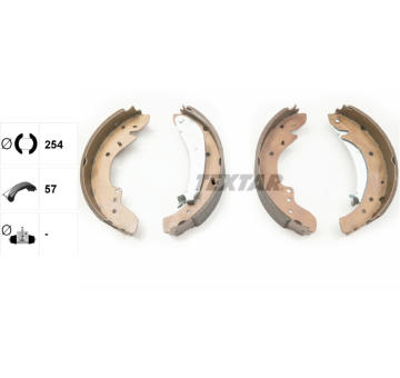 Sada brzdových čeľustí TEXTAR 91047900