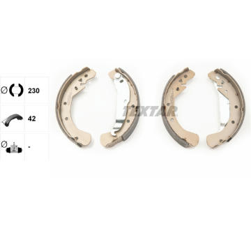 Sada brzdových čeľustí TEXTAR 91049000