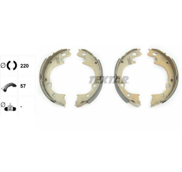 Sada brzdových čelistí TEXTAR 91050200