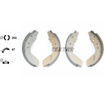 Sada brzdových čeľustí TEXTAR 91051300