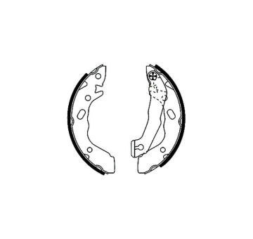 Sada brzdových čelistí TEXTAR 91051600