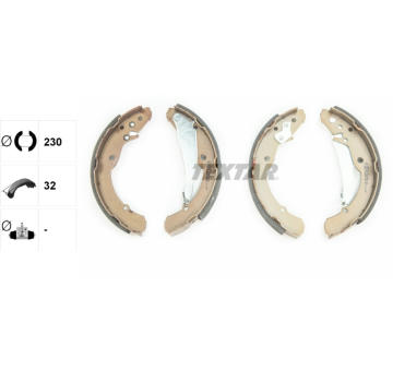 Sada brzdových čeľustí TEXTAR 91052400