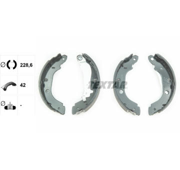 Sada brzdových čeľustí TEXTAR 91052700