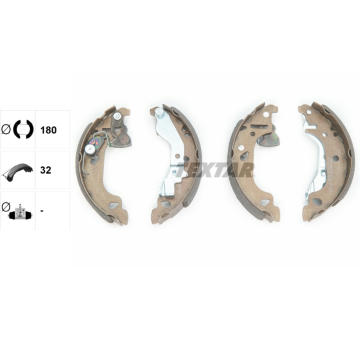 Sada brzdových čelistí TEXTAR 91054300