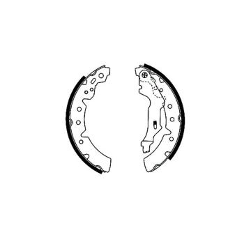 Sada brzdových čelistí TEXTAR 91057000