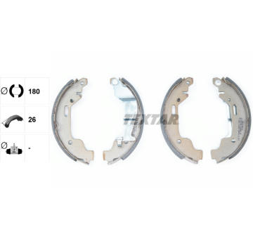 Sada brzdových čeľustí TEXTAR 91058000