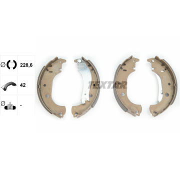 Sada brzdových čeľustí TEXTAR 91059900