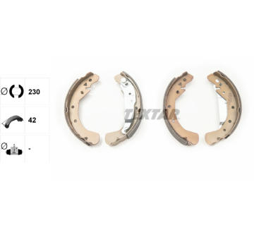 Sada brzdových čeľustí TEXTAR 91060100