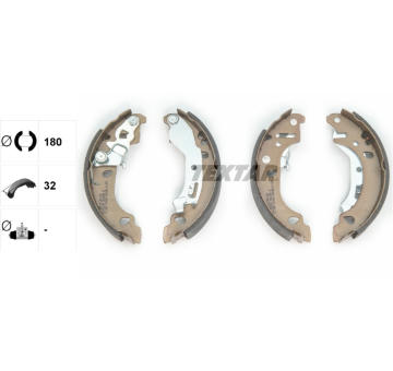 Sada brzdových čeľustí TEXTAR 91061000