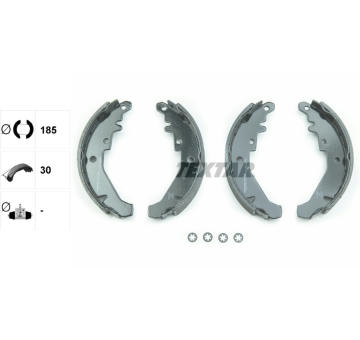 Sada brzdových čelistí TEXTAR 91061500