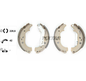 Sada brzdových čeľustí TEXTAR 91062000