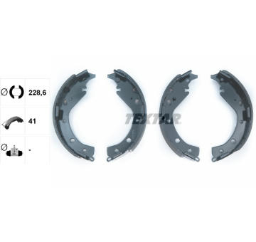 Sada brzdových čeľustí TEXTAR 91063100