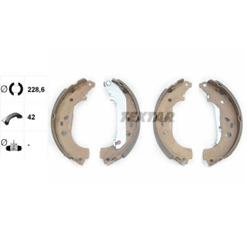 Sada brzdových čeľustí TEXTAR 91064900