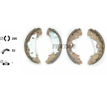 Sada brzdových čeľustí TEXTAR 91065800