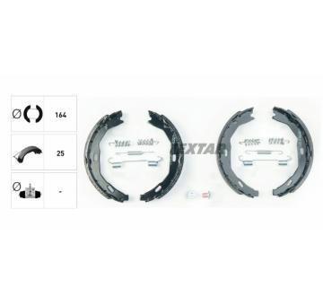Sada brzd. čeľustí parkov. brzdy TEXTAR 91066900