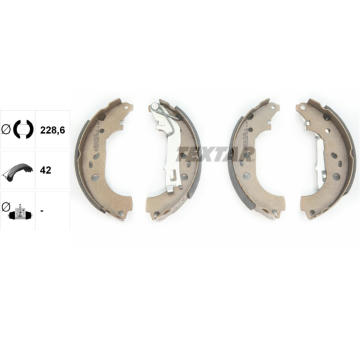 Sada brzdových čeľustí TEXTAR 91067600