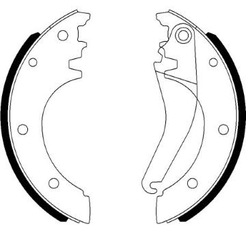 Sada brzdových čelistí TEXTAR 91075600