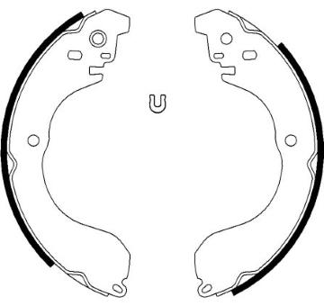 Sada brzdových čelistí TEXTAR 91076800