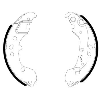 Sada brzdových čelistí TEXTAR 91084100