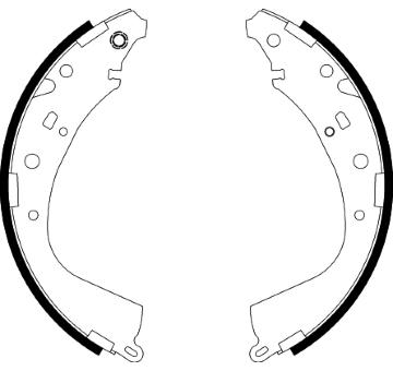 Sada brzdových čelistí TEXTAR 91088800