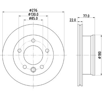 Brzdový kotouč TEXTAR 92105400