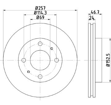 Brzdový kotouč TEXTAR 92173903