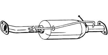 Filtr sazových částic, výfukový systém BOSAL 095-322