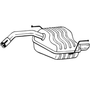 Zadni tlumic vyfuku BOSAL 100-169