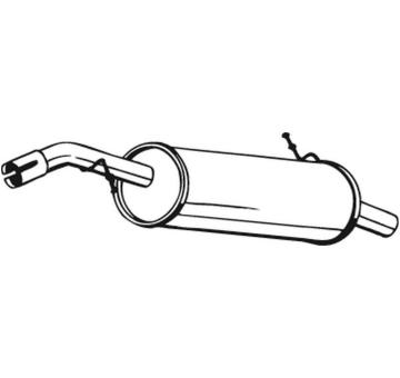 Zadni tlumic vyfuku BOSAL 135-057